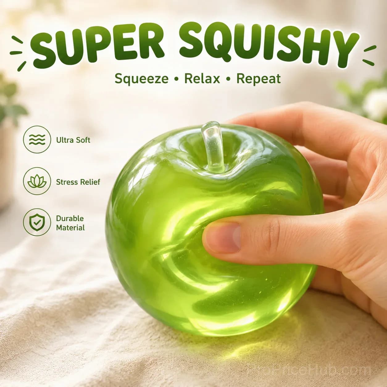 Apple Squishy Set - Soft Squeeze Toy - View 17