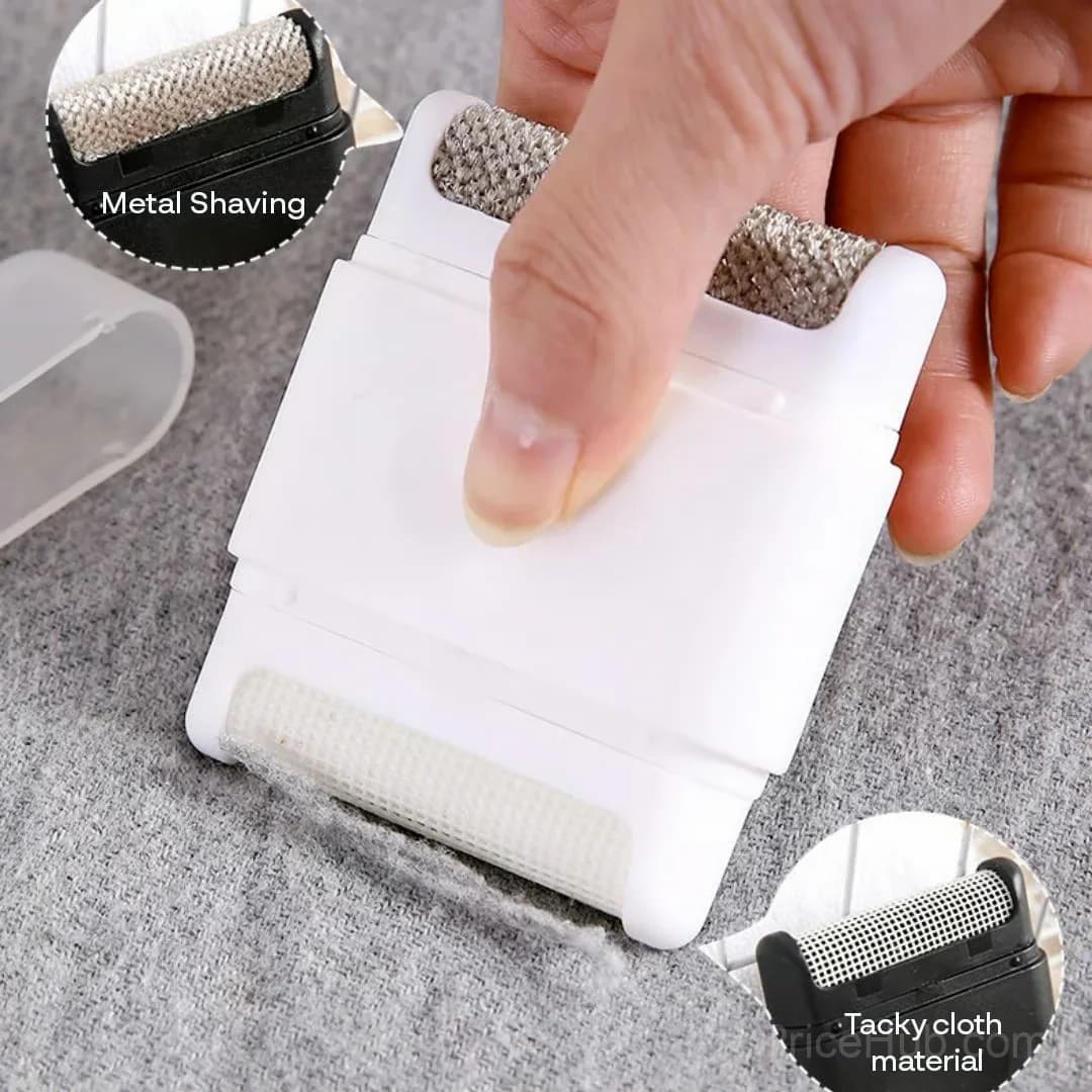 Manual Lint Remover for Sweaters and Coats, White Single Head - Alt