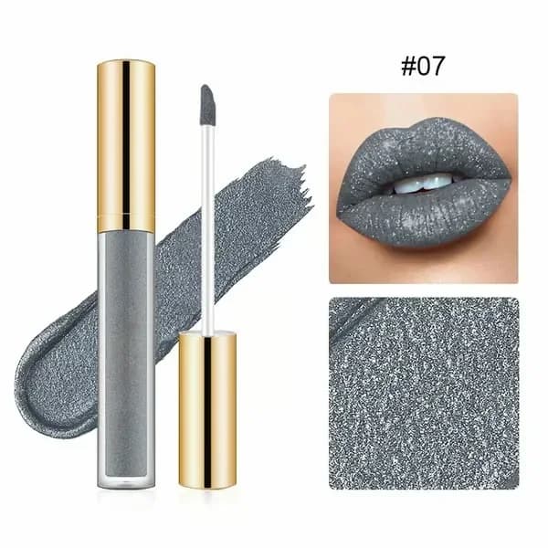 Metallic Liquid Diamond Glitter Lipstick #01 - View 12