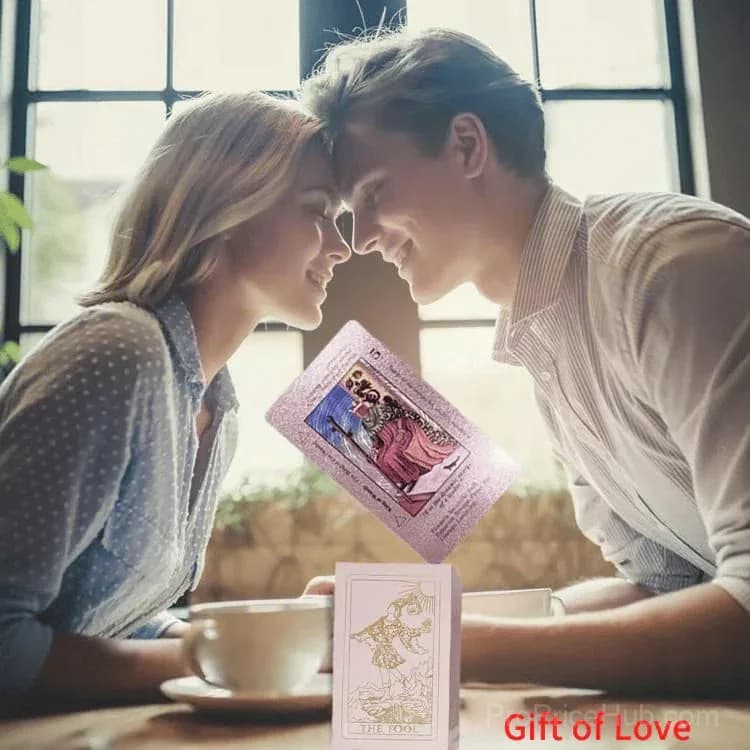 Rose Gold Tarot Card Deck with Guide Book - Alt