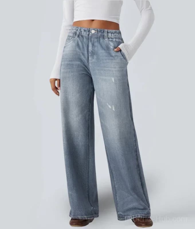 Wide Leg Jeans - View 8