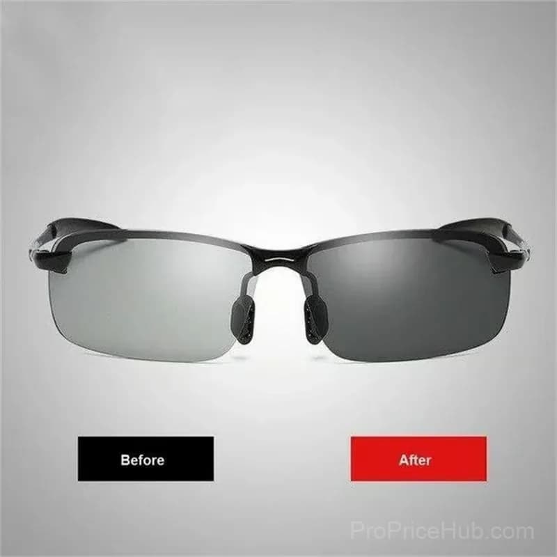 Photochromic Polarized Sunglasses, Black Lenses, 1 PC - View 7