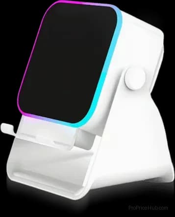 5-in-1 Wireless Induction Speaker with Adjustable Phone Stand, Black - View 10