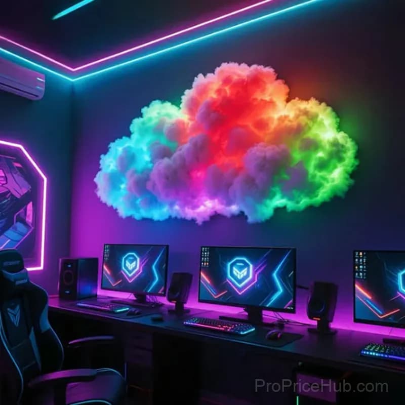 DIY USB-Powered Thundercloud LED Light Decor, 200 cm - View 6
