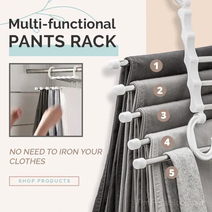 Multi-Functional Pants Rack - Alt