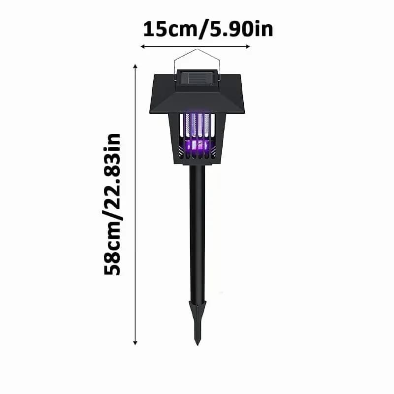 Solar Mosquito Zapper Garden Stake Light, Large, 1 Pack - Main