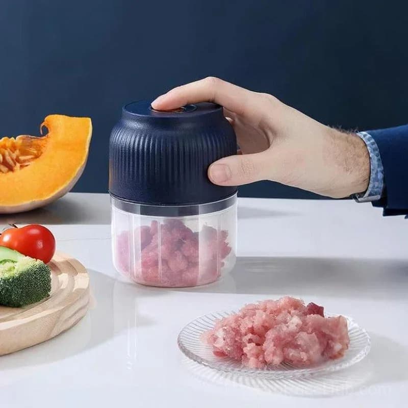 Portable Mini Food Chopper - Compact Vegetable Cutter - View 4