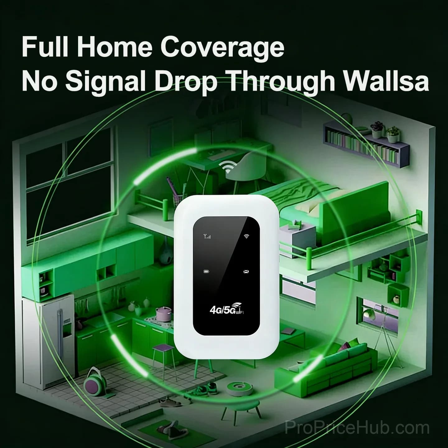Portable All-Network Pocket WiFi - No Setup, Instant Connect - Alt
