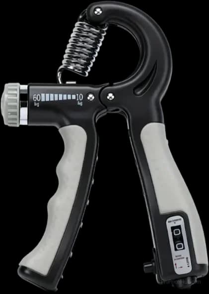 Adjustable Hand Grip Strengthener with Counter, Blue - View 12