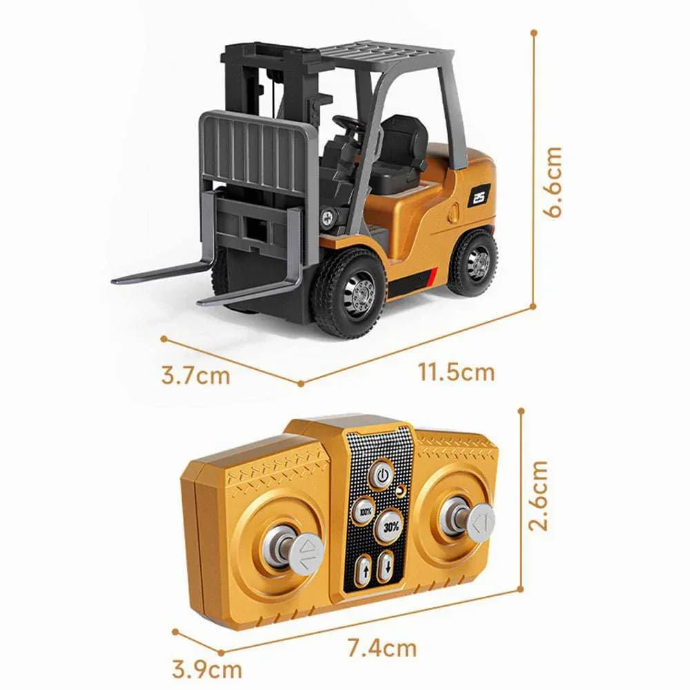 Mini Desktop Remote Control Forklift Truck Toy - View 5