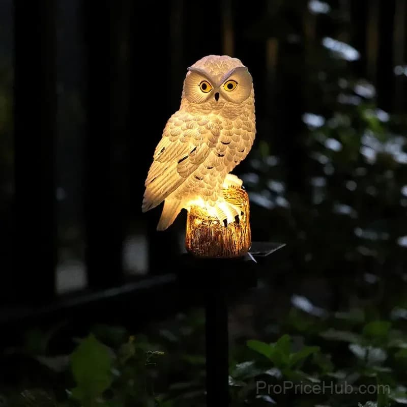 Waterproof Solar Owl Light for Garden Decor - View 8