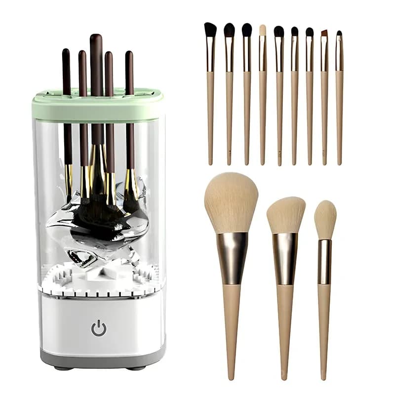 Electric Makeup Brush Cleaner, Grey - View 6
