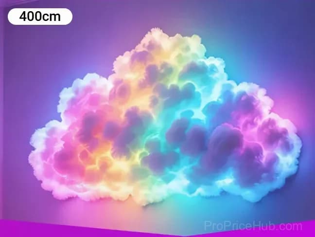 DIY USB-Powered Thundercloud LED Light Decor, 200 cm - View 9