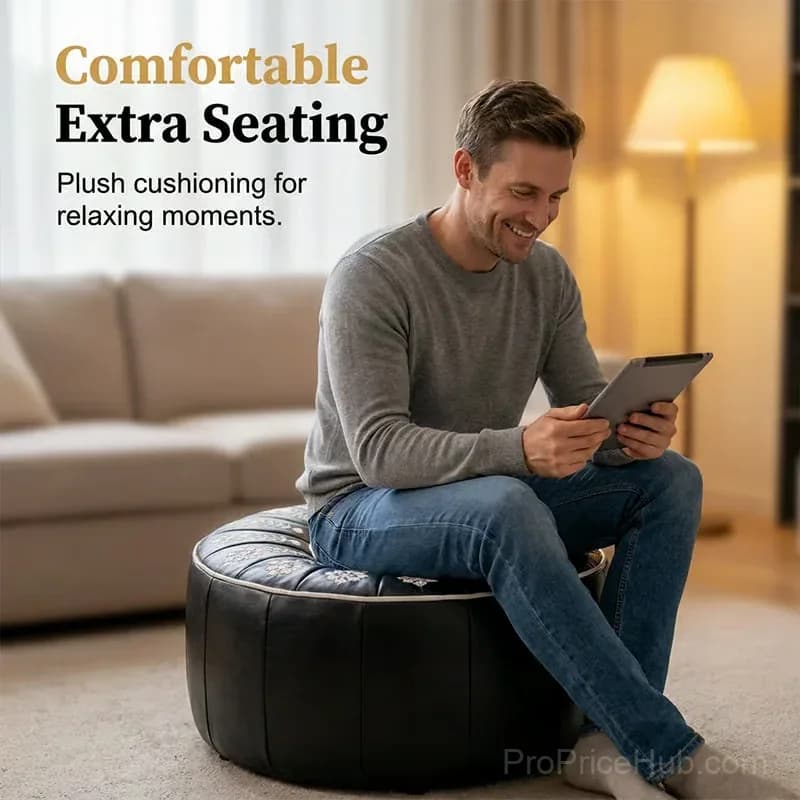 Brown Versatile Round Storage Seat, 1-Piece - View 4
