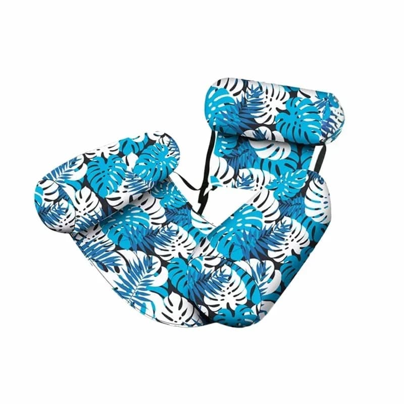 Blue Inflatable Pool Lounge Chair - Main