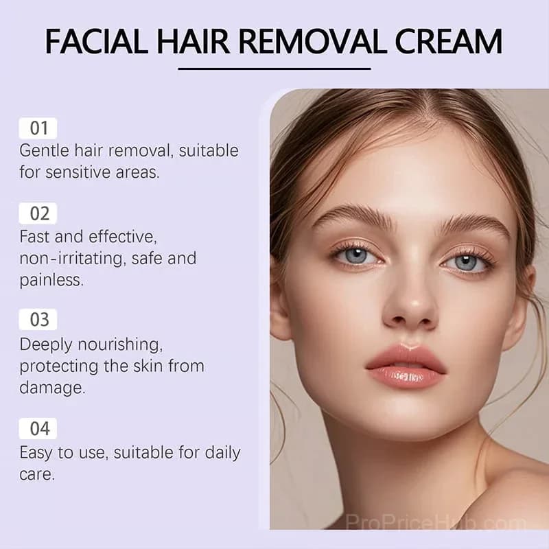 Facial Hair Removal Cream for Face, 30g, 2-Pack - Alt