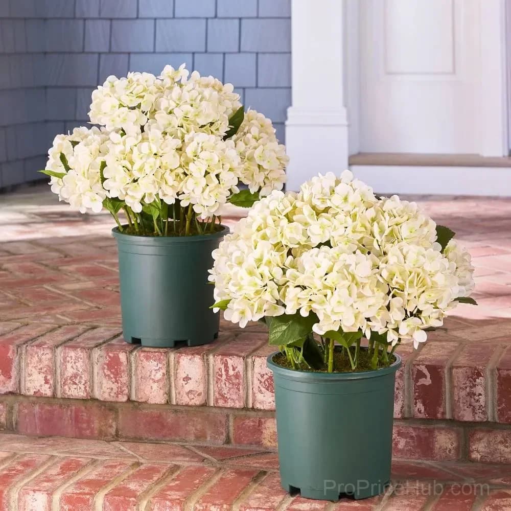 Artificial Outdoor Hydrangea Flowers - UV Resistant, Waterproof, Windproof - View 9