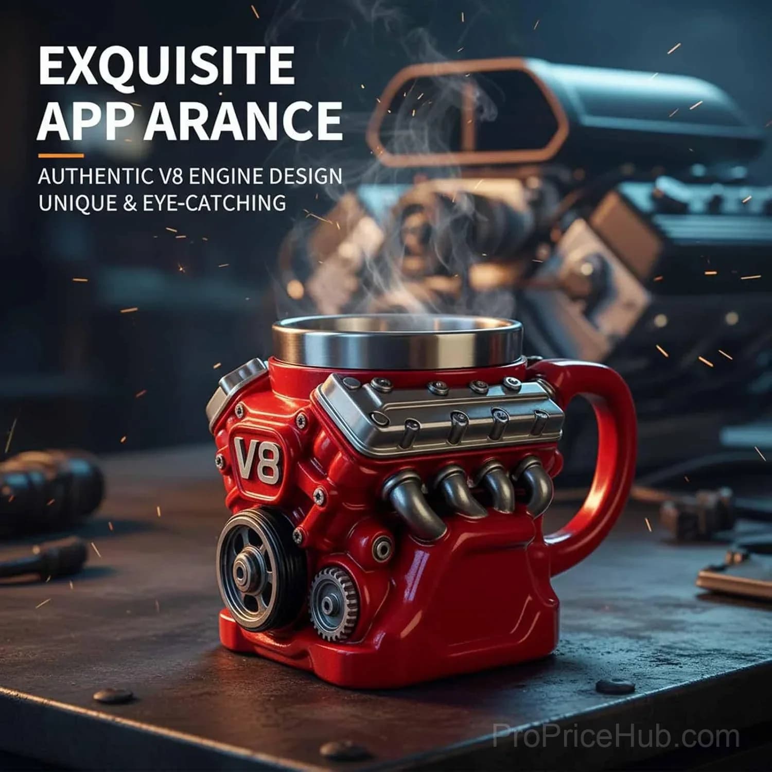 Engine Legend Mug – Novelty Mug for Gearheads - View 9