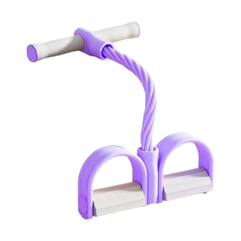 4-Piece Multifunction Pedal Resistance Band Set - View 4