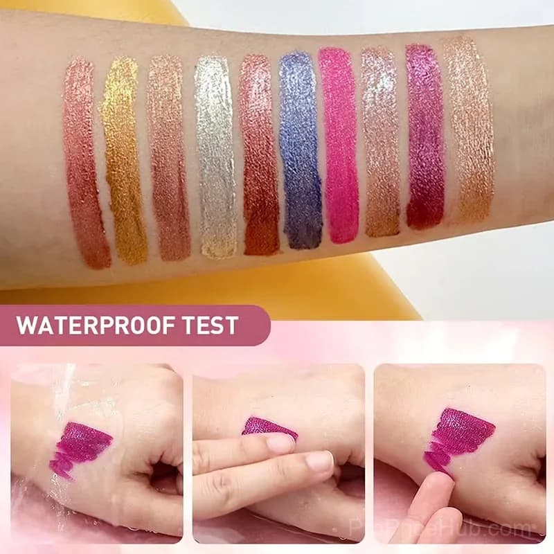 Metallic Liquid Diamond Glitter Lipstick #01 - View 6