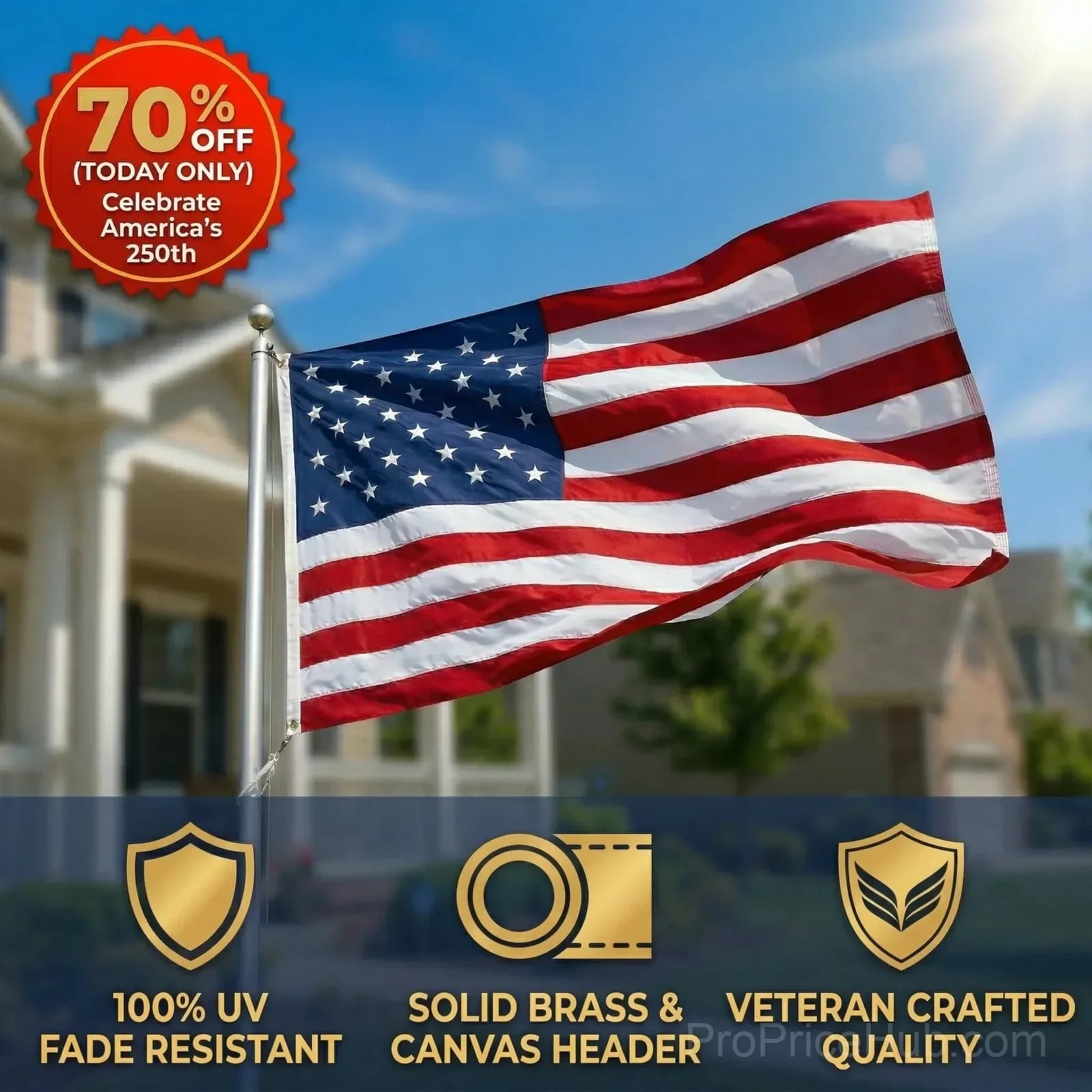 American Flag – Celebrate 250 Years of Freedom - Main