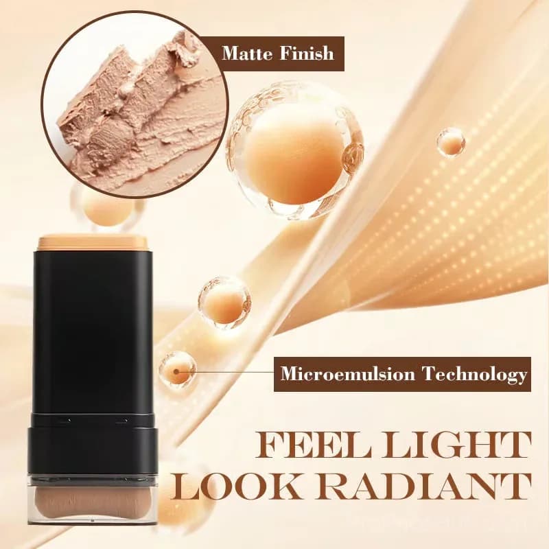 Hydrating Lightweight Foundation Stick with Brush, 01 Ivory - View 6