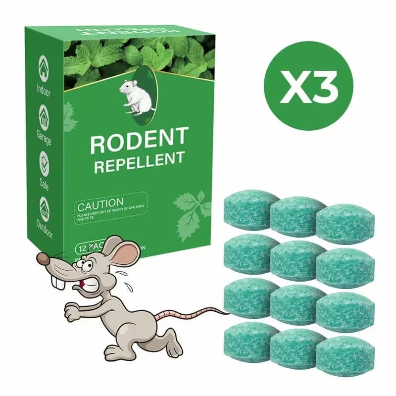 Plant Essential Oil Mouse Repellent Paper Balls, 12-Pack - View 5