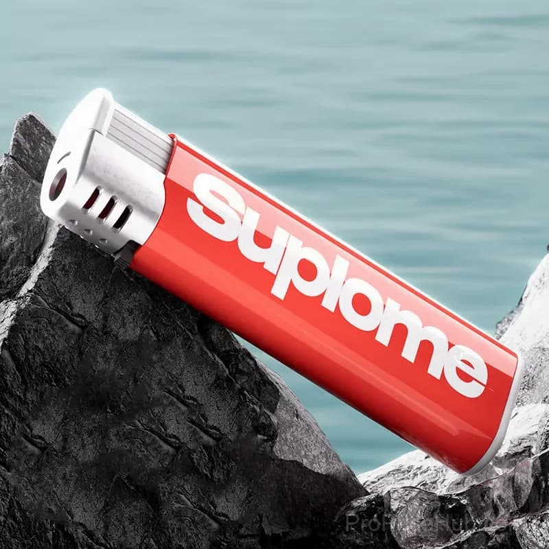 Red Water Shooting Toy Lighter - Novelty Goods - Alt