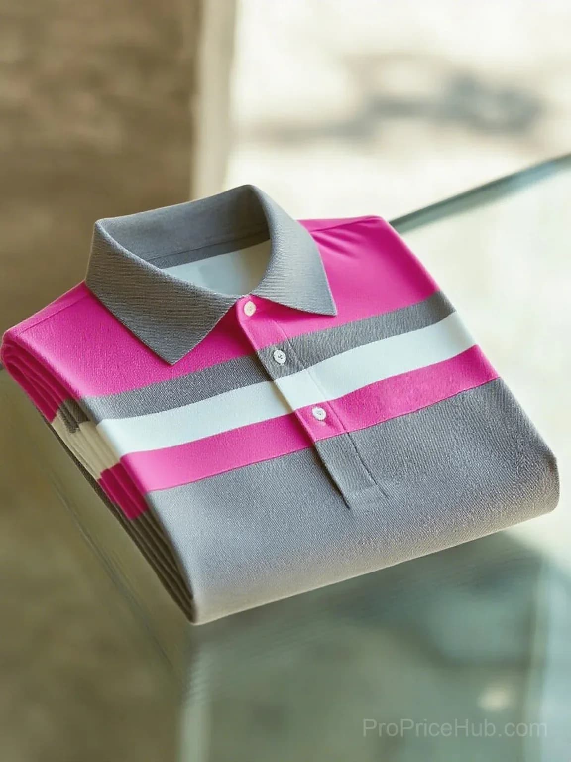 Men's Business Casual Short Sleeve Button Polo Shirt - View 10