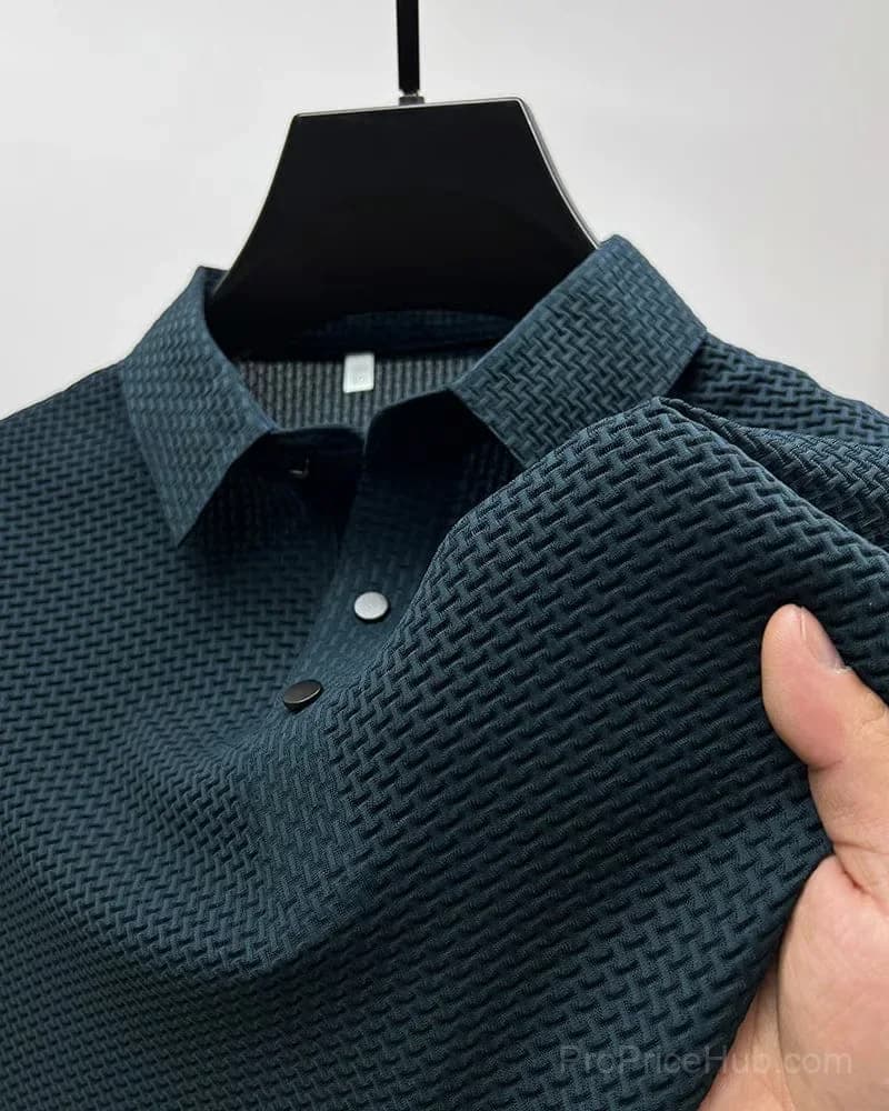 Polyester T-Shirt in Grey, Size Small - View 5