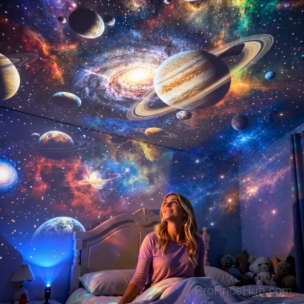 5D Galaxy Ocean Smart Projector Night Light for Bedroom & Car - View 7