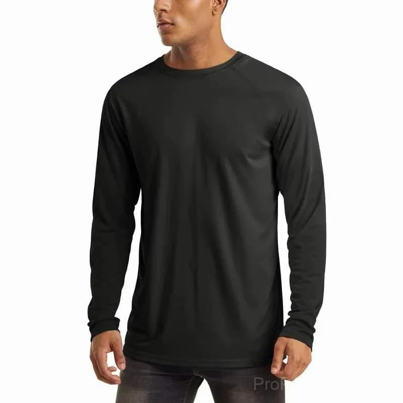 Men's UPF 50+ Long Sleeve Performance Shirt - Quick Dry, Lightweight, Breathable - Alt