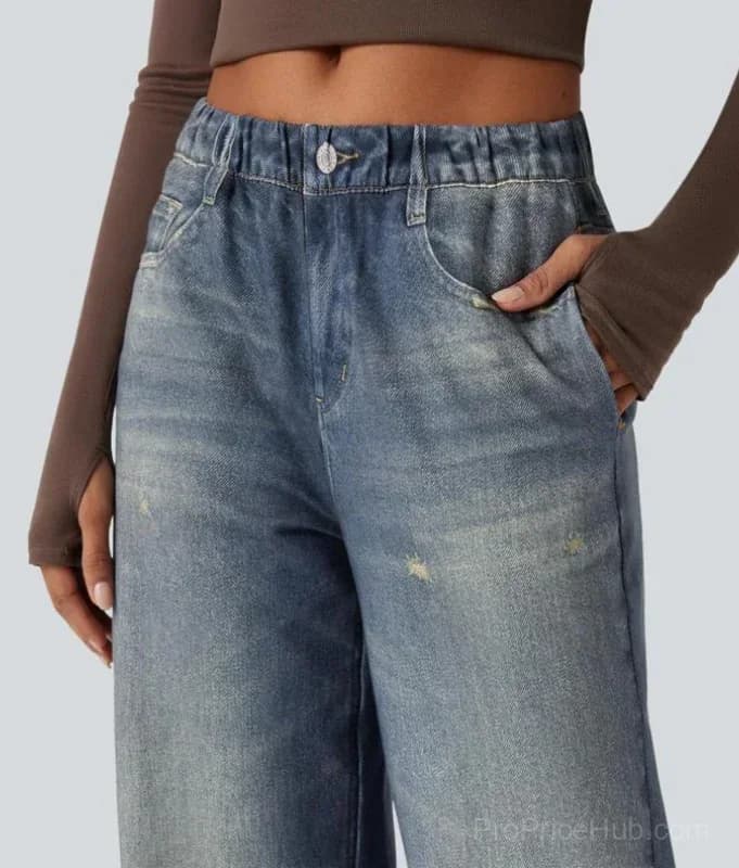 Wide Leg Jeans - View 5