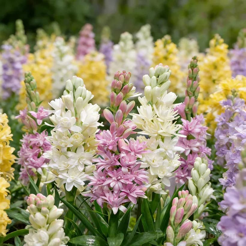 Double Perfume Tuberose Bulbs - Moon Garden Flower - Alt