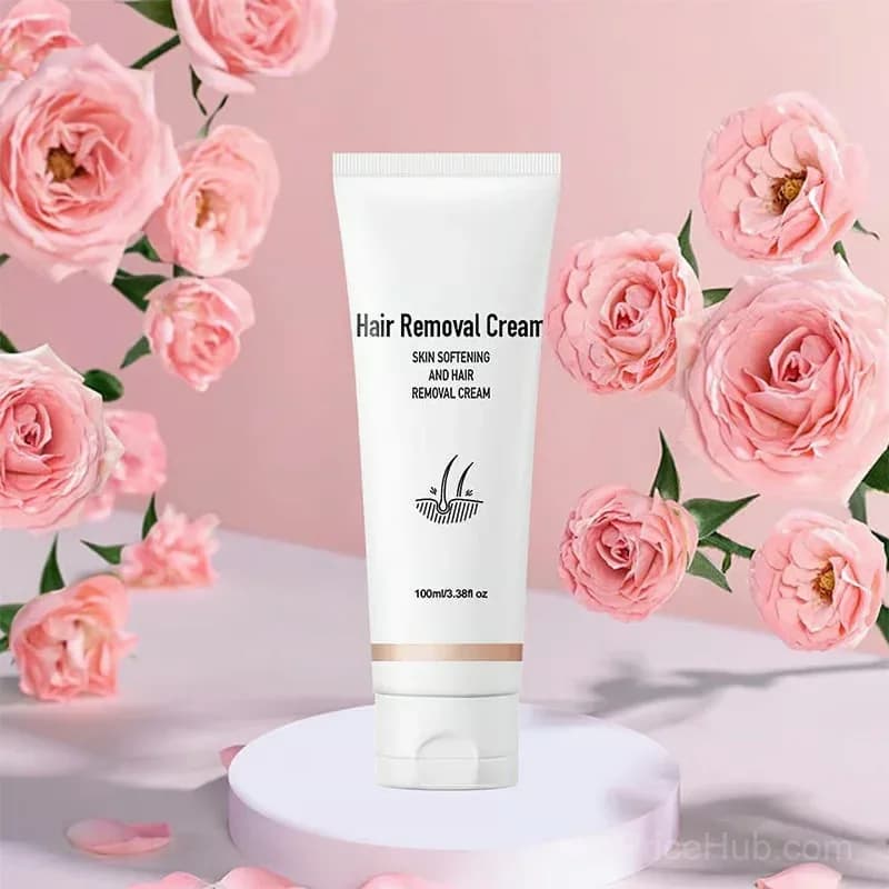Rose Scent Hair Removal Cream, 1 Bottle - View 9