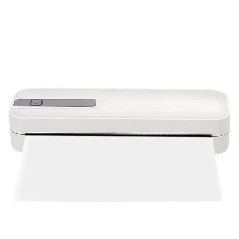 Portable Bluetooth Thermal Printer, White - Main