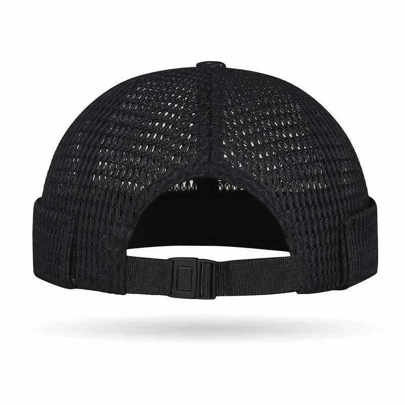 Men’s Breathable Brimless Docker Hat Mesh Skull Cap - View 7