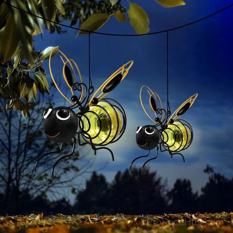 Outdoor Hanging Solar Bee Light - Main