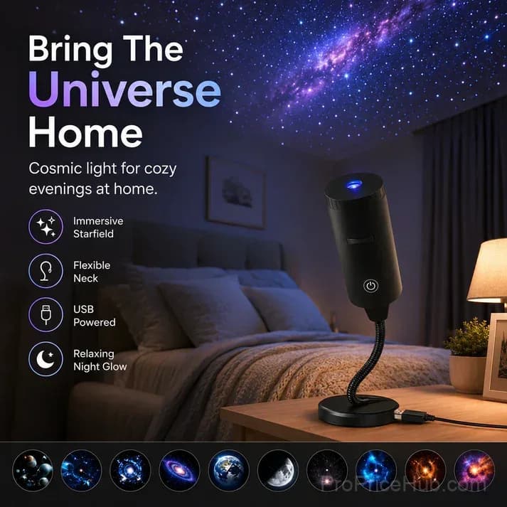 Smart Holographic Star Night Light Projector - View 4