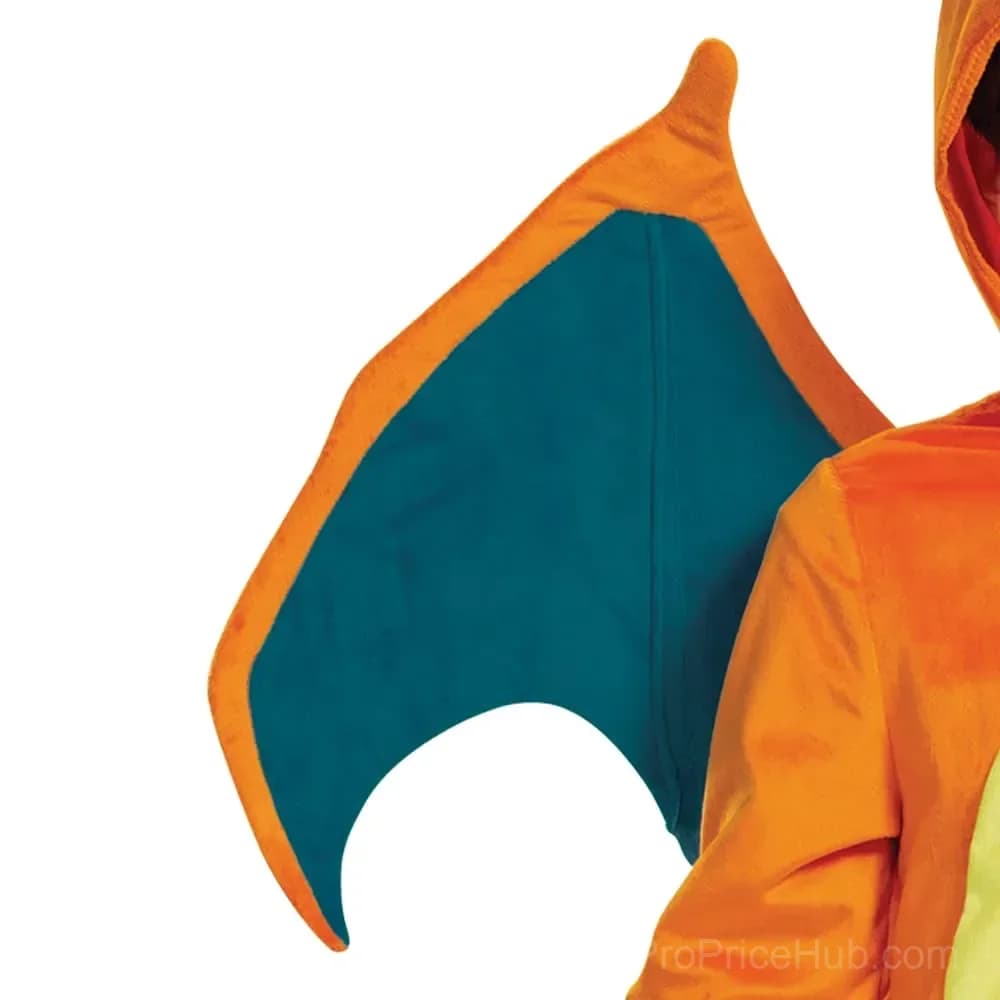 Kids Charizard Halloween Costume, 3-Piece Set, 130cm - Alt