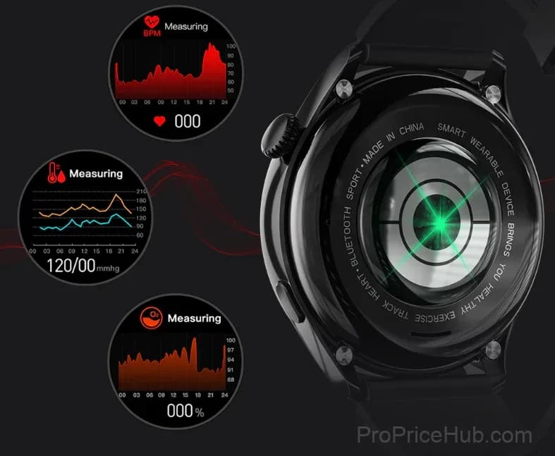 Watch4 Pro Steel Band Smartwatch with 24-Hour Health Check - View 9