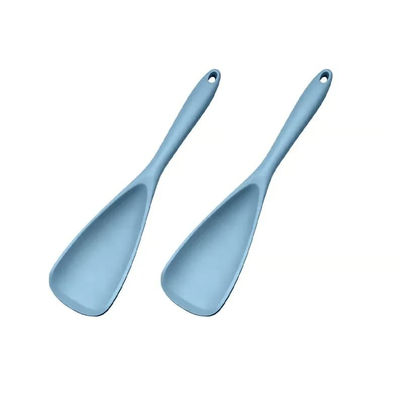 Grey and Blue Cooking Spoons for Nonstick Cookware - View 10