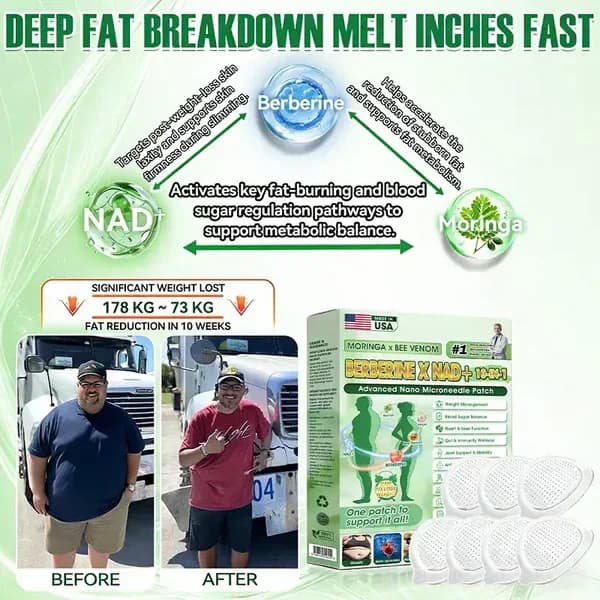 Moringa Berberine NAD+ 10-in-1 Nano Microneedle Patches - View 12