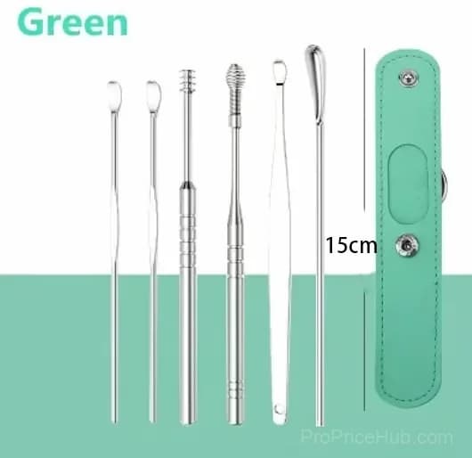 Yellow Ear Wax Cleaner Tool Set for Personal Care - View 11