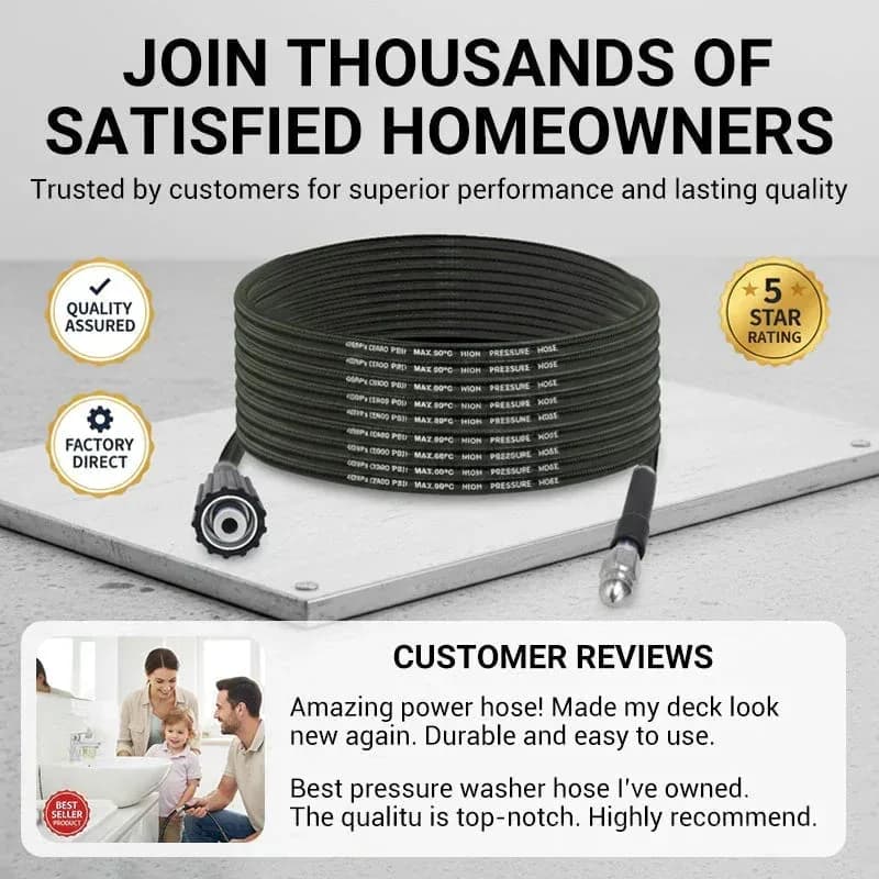 Triple-Layer Burst-Proof PVC & Stainless Steel Heavy-Duty Water Hose - View 9