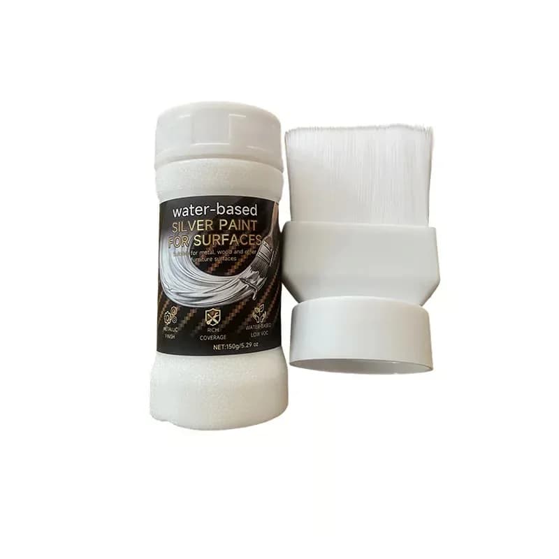 Water-Based Silver Paint for Metal and Wood, 80ml - View 13