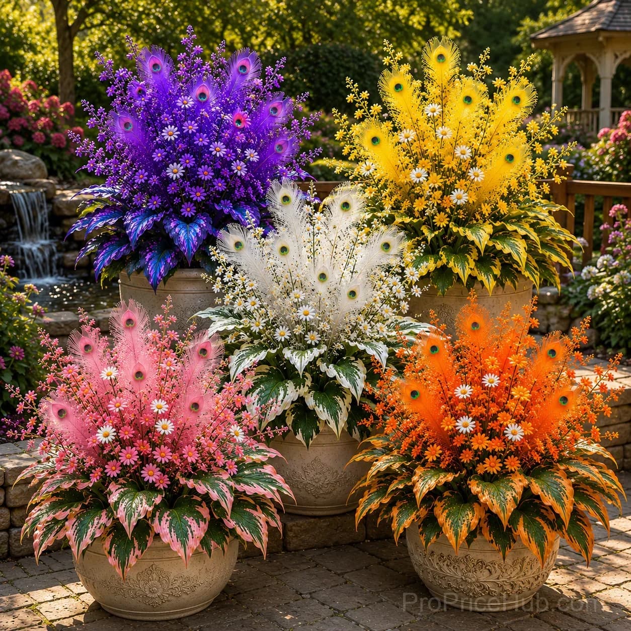 Peacock Flame Hosta Bulbs for Shade Gardens - View 9