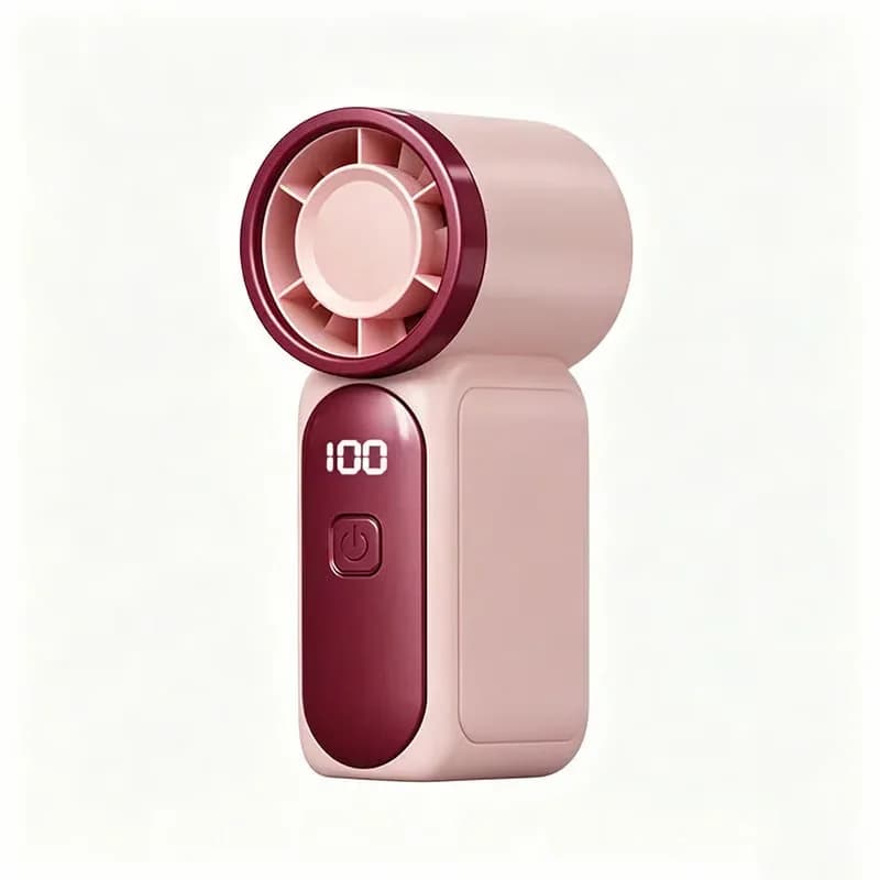 Turbo Handheld Fan, 16900 RPM, 6-Speed, LED Display, 3000mAh, Purple - View 13