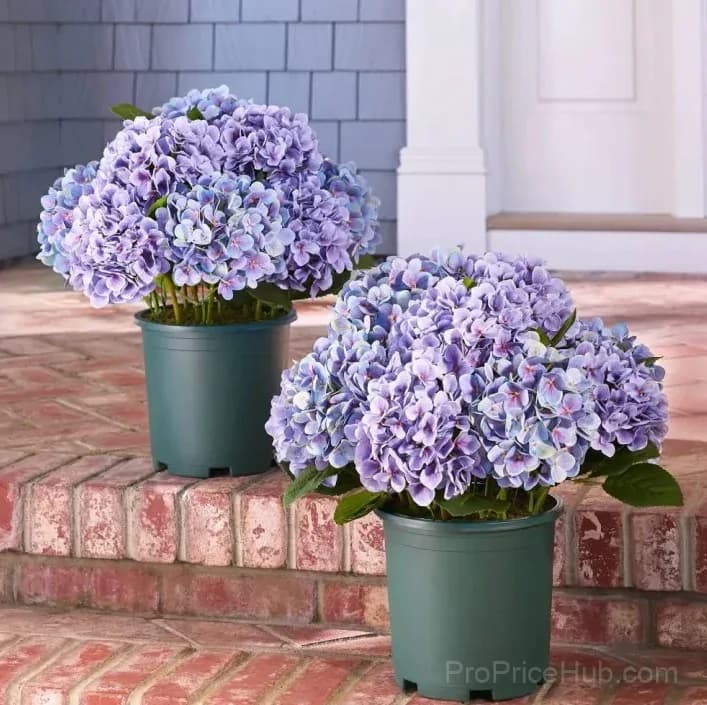 Artificial Outdoor Hydrangea Flowers - UV Resistant, Waterproof, Windproof - View 7