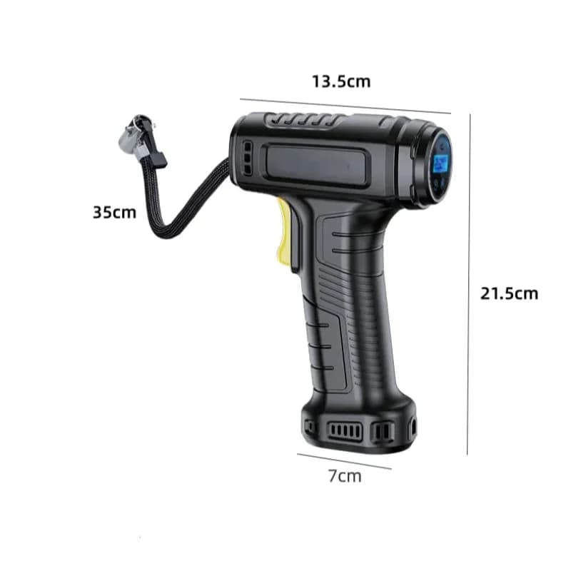 Portable Cordless Tire Air Compressor with Digital Display - View 10